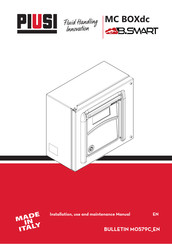 Piusi MC BOXdc B.SMART Installation, Use & Maintenance Manual