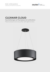 oxytec CLEANAIR CLOUD Operating And Maintenance Instructions Manual