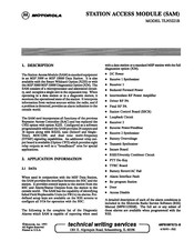 Motorola TLN3221B Instructions Manual