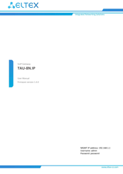 ELTEX TAU-8N.IP User Manual