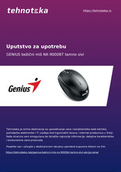 Genius BlueEye NX-9000BT Quick Manual