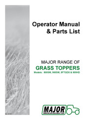 Major 800SM Operator's Manual & Parts List