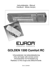 EUROM GOLDEN 1500 Comfort RC Manual