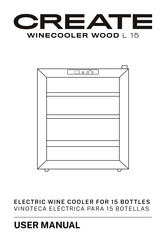 Create WINECOOLER WOOD L 15 User Manual