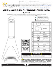 Sunnydaze Decor KF-614 Manual
