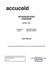 Accucold BREF45 User Manual