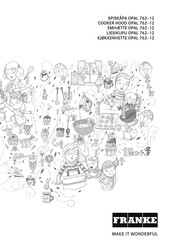 Franke OPAL 762-12 User Instructions