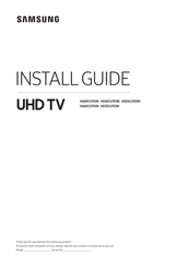 Samsung HG75CU703N Install Manual