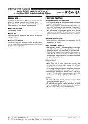 Mg R30XN16A Instruction Manual