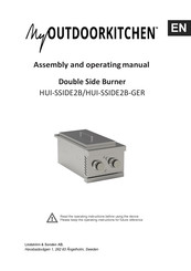 MyOUTDOORKITCHEN HUI-SSIDE2B Assembly And Operating Manual
