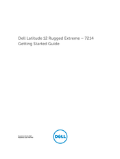 Dell Latitude 12 Rugged Extreme Getting Started Manual