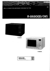 Sharp R-8680(W) Operation Manual