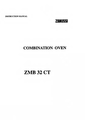 Zanussi ZMB 32 CT Instruction Manual