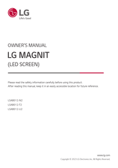 LG LSAB012-T2 Owner's Manual