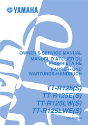 Yamaha TT-R125 DE 2004 Owner's Service Manual