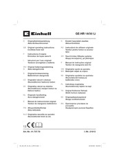 EINHELL GE-HR 18/30 Li Original Operating Instructions