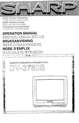 Sharp DV-3750S Operation Manual