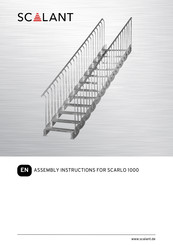 SCALANT SCARLO 1000 Assembly Instructions Manual