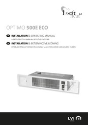 Purmo OPTIMO 500E ECO Installation & Operating Manual