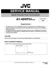 JVC AV-48WP30/B Service Manual
