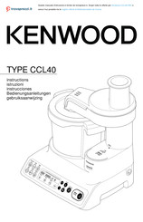 Kenwood CCL401WH Instructions Manual