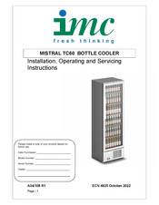 IMC MISTRAL TC60 Installation, Operating And Servicing Instruction