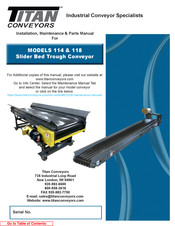 Titan 118 Installation, Maintenance & Parts Manual