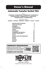 Tripp Lite PDUMH32HVAT Owner's Manual