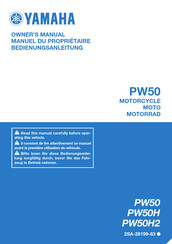 Yamaha PW50H 2016 Owner's Manual