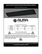 Aura DS32208B Installation, Operation And Maintenance Manual