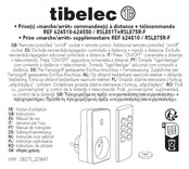 tibelec RSL875R-F Manual