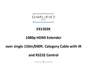 Simplified MFG EX1502K User Manual