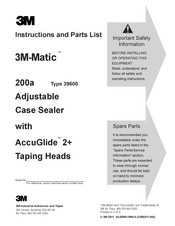 3M 3M-Matic 200a Instructions And Parts List