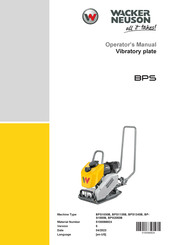 Wacker Neuson BPS1550B Operator's Manual