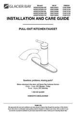 Glacier bay HDQFP3C0001BL Installation And Care Manual