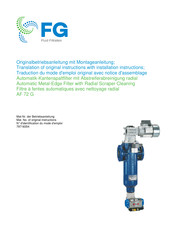 Fluid Filtration FG AF 72 G Original Instructions Manual