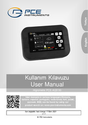 PCE Instruments PCE-AQD 50 User Manual