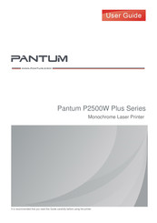 Pantum P2500W Plus Series User Manual