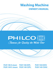 Philco PLDI 149 C steam Owner's Manual