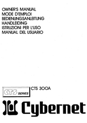Cybernet CTS 300A Owner's Manual
