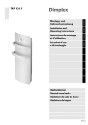 Dimplex TRP 120 S Installation And Operating Instructions Manual