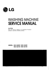 LG WD-1020W Service Manual