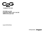 LEGRAND C2G 89044 Manual