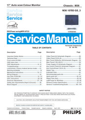 Philips 107B30 Service Manual