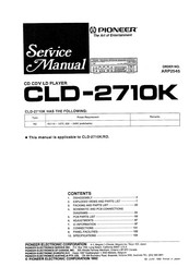 Pioneer CLD-2710K Service Manual