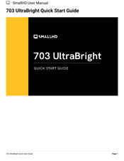 Small HD 703 Quick Start Manual