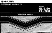 Sharp EL-6390 Operation Manual
