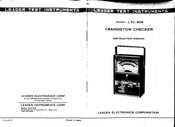 Leader Electronics Corp. LTC-906 Instruction Manual