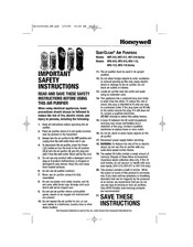 Honeywell QuietClean HFD-116 series Manual