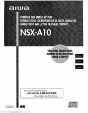 Aiwa NSX-A10 Operating Instructions Manual
